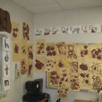 Finger paint dog prints!