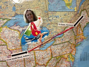 I loved how Carol helped the young kids understand how I was getting to their school!